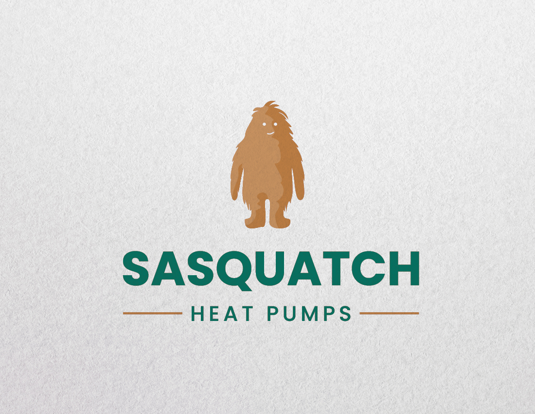 logo design and branding for Sasquatch Heath Pumps